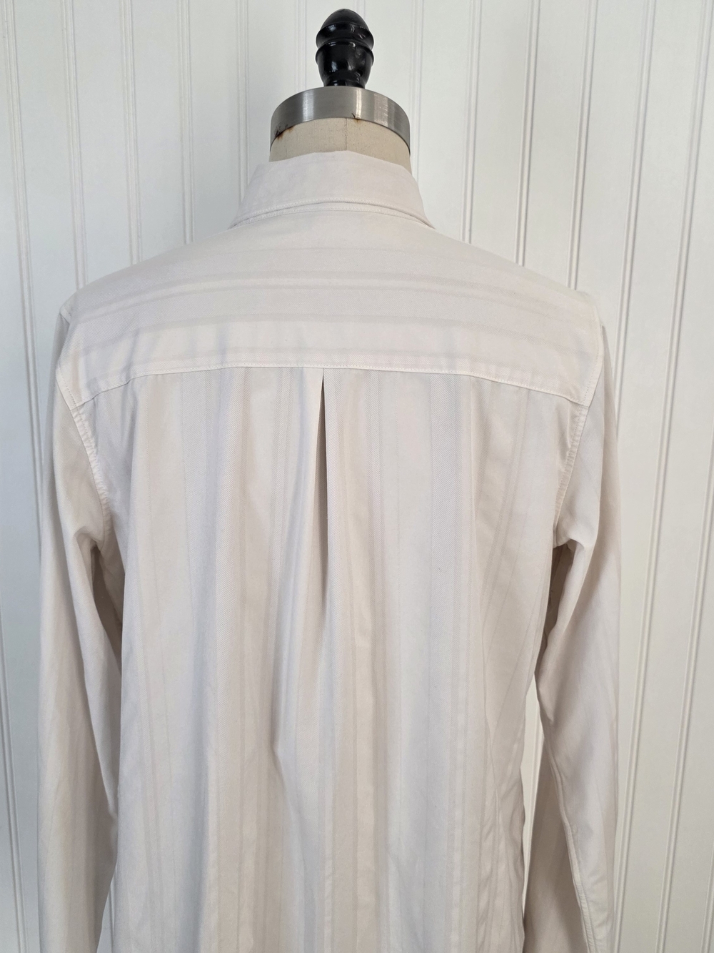 Athleta Urbanite UPF 50 Beige Long Sleeve Button Down Stretch Breathable M - Picture 6 of 9